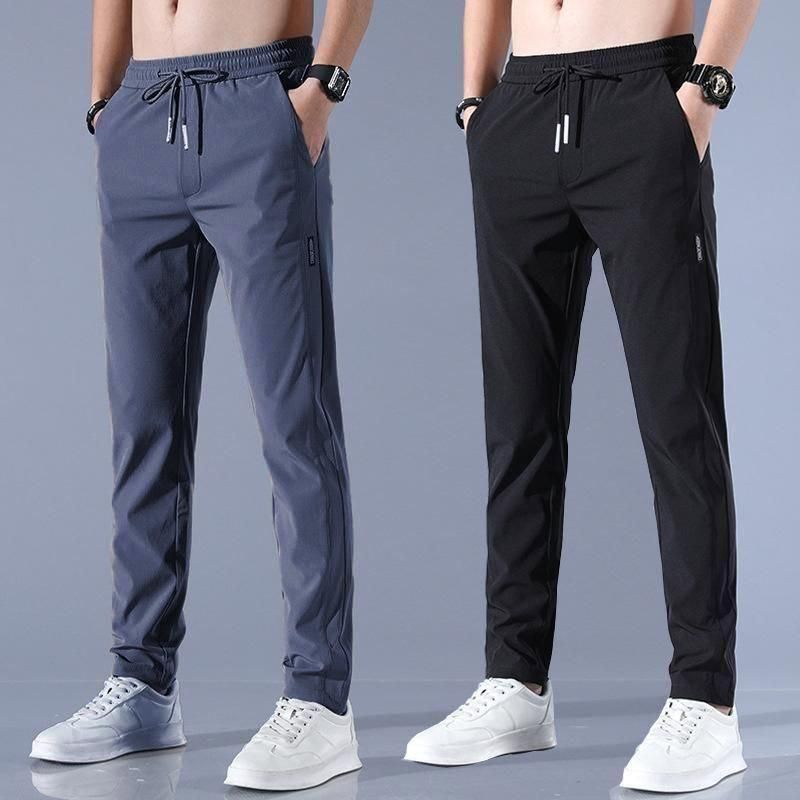 Combo of 2 Men's Sports Regular Fit Lycra Track Pants