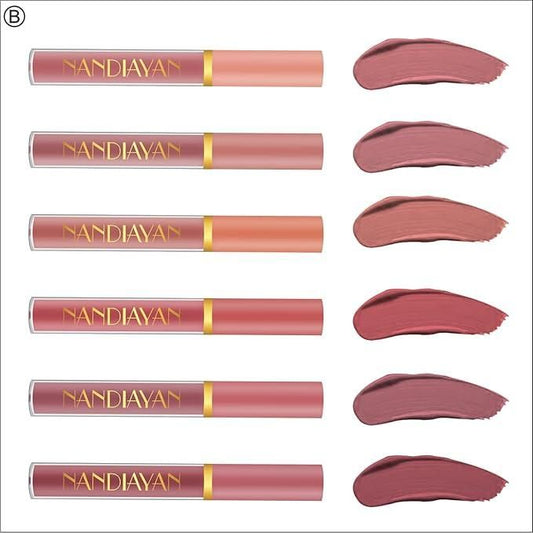 Feel High Metallic Lipstick Set of 6 (Shade A)